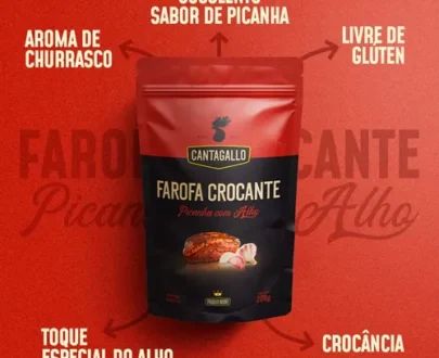 Farofa de Picanha com Alho Cantagallo 200g