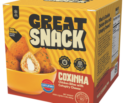 Coxinha com Catupiry Frita Congelada Great Snack 400g