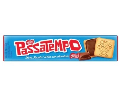 Biscoito Recheado Passatempo Chocolate 130g