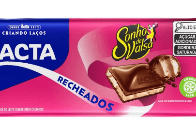 Barra de Chocolate Sonho de Valsa 98g