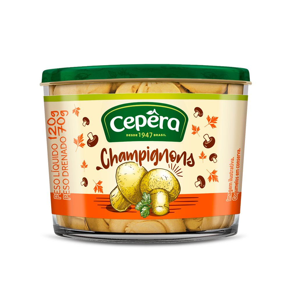 Cogumelo em Conserva Cepêra 120g