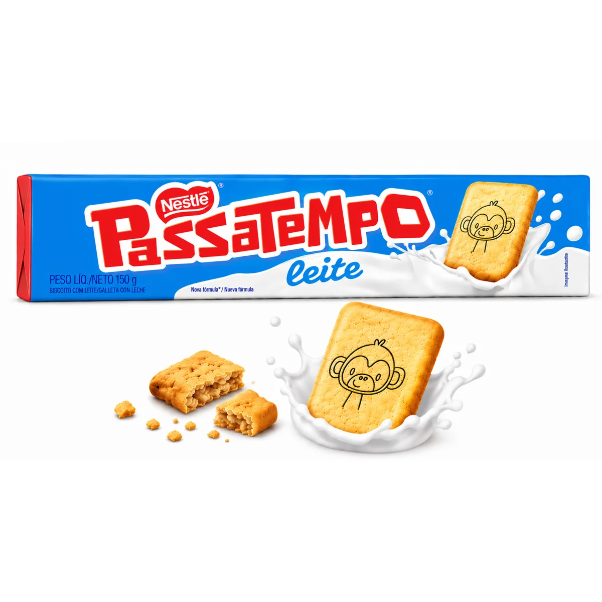 Biscoito Passatempo Leite 150g