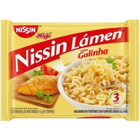 Miojo Nissin Sabor Galinha 80g