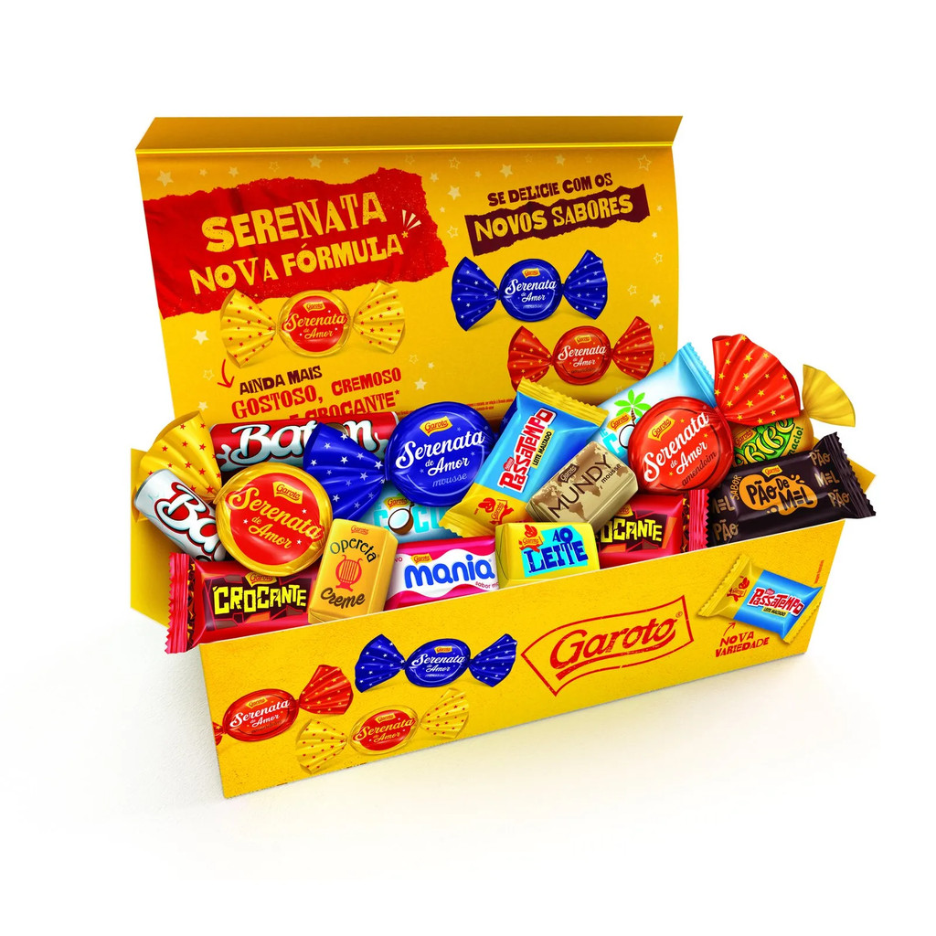 Caixa de Bombom Garoto 220g